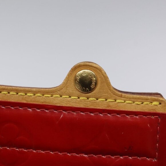 LOUIS VUITTON Monogram Vernis Stanton Tote Bag Red - Picture 8 of 16
